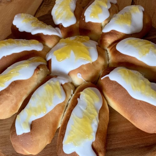 Lemon Iced Buns Recipe