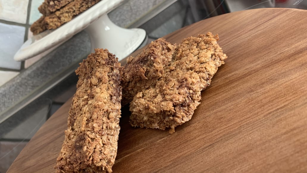 Chocolate and coconut flapjack recipe